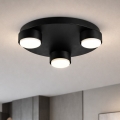 Brilagi - Candeeiro de teto 3xGX53/12W/230V Ø 30 cm preto