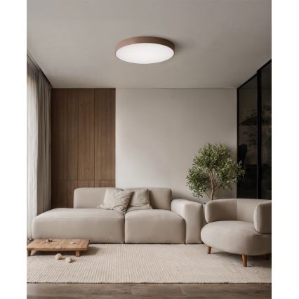 Brilagi - Candeeiro de teto CLARE 4xE27/40W/230V Ø 50 cm castanho