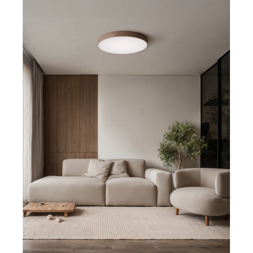 Brilagi - Candeeiro de teto CLARE 4xE27/40W/230V Ø 50 cm castanho