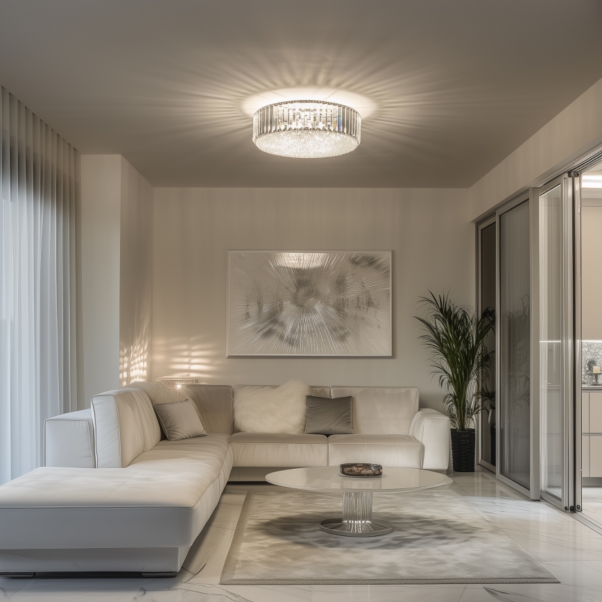 Brilagi - Candeeiro de teto em cristal LED GLAMOUR 5xG9/42W/230V, diâmetro 46 cm