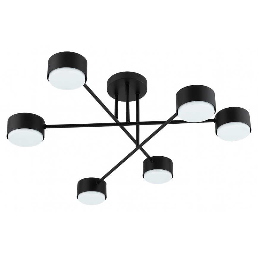 Brilagi - Candeeiro de teto de sobrepor MONO 6xGX53/12W/230V preto