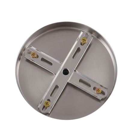 BRILAGI - Candeeiro de teto de superfície ECLIPSE 12xE14/10W/230V Ø 78 cm prateado