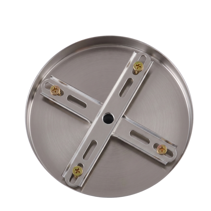 BRILAGI - Candeeiro de teto de superfície ECLIPSE 12xE14/10W/230V Ø 78 cm prateado