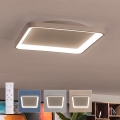 BRILAGI - Candeeiro de teto dimável FALCON SLIM LED/50W/230V 3000-6500K 50x50 cm bege + controlo remoto