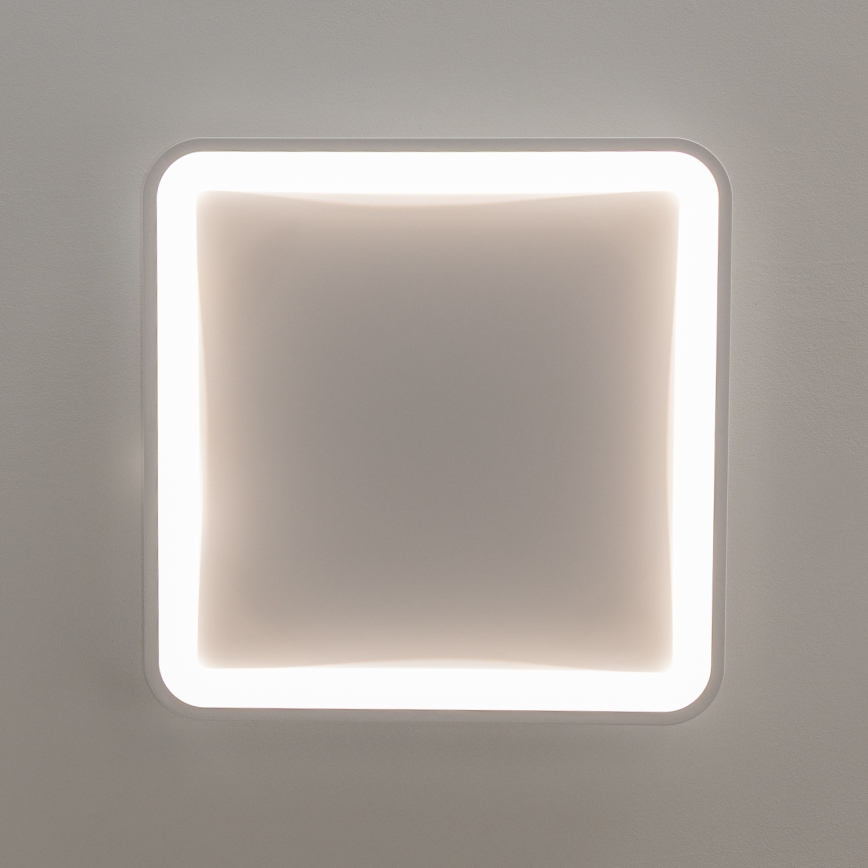 Brilagi - Candeeiro de teto LED dimerizável FALCON SLIM LED/50W/230V 3000-6500K 50x50 cm branco + comando remoto