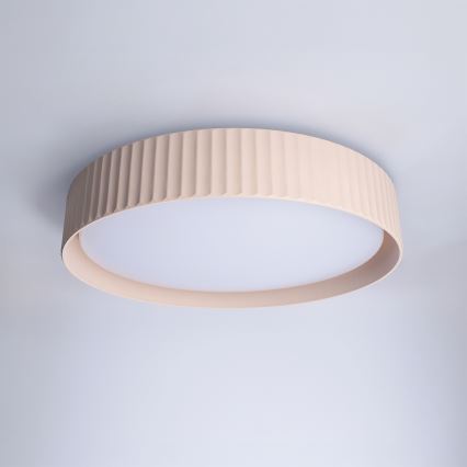 Brilagi - Candeeiro de tecto LED dimerizável LUCIA LED/48W/230V/3000-6500K Ø 41 cm bege + comando remoto