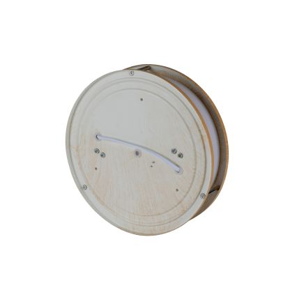 Brilagi - Candeeiro de teto ELARO 2xE27/40W/230V Ø 26 cm, acabamento em madeira