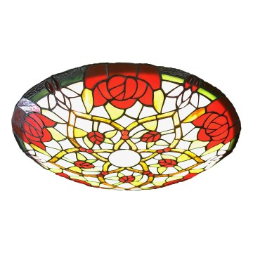 Brilagi - Candeeiro de teto estilo Tiffany GARLAN 2xE27/60W/230V