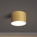 BRILAGI - Candeeiro de teto exterior FORIS LED/9W/230V diâmetro 9 cm dourado IP44