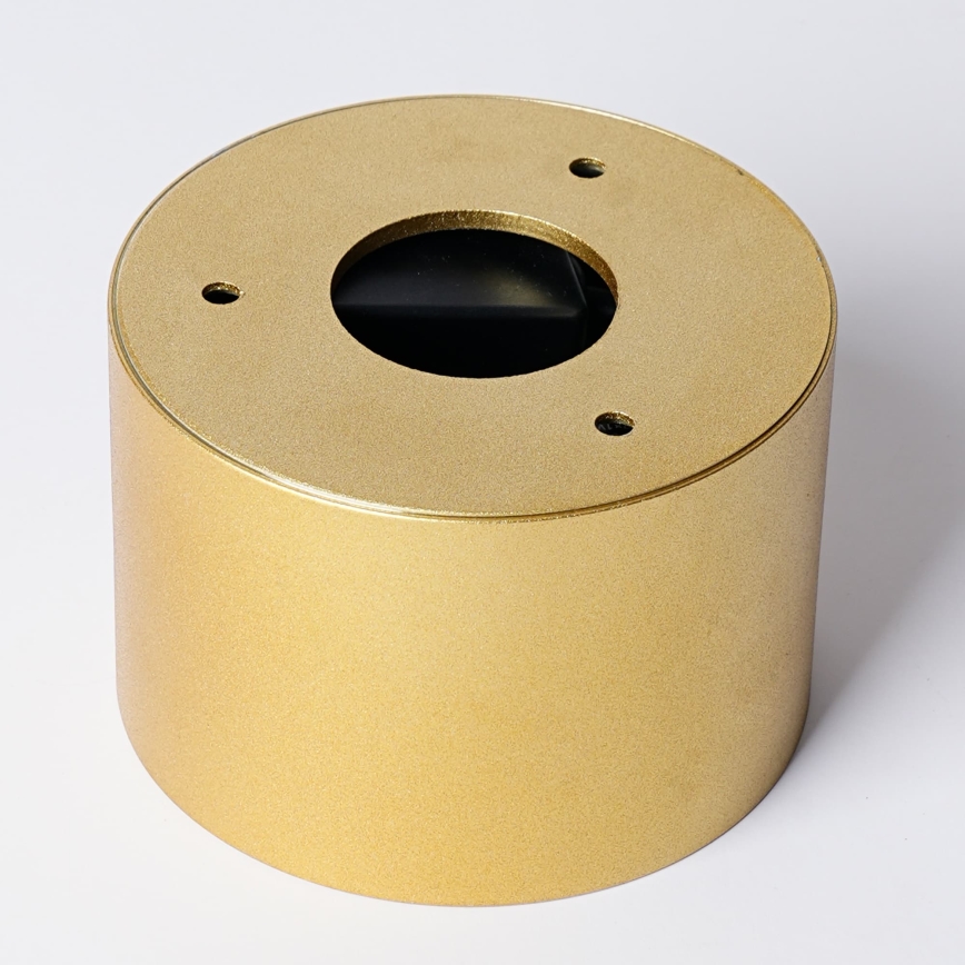 BRILAGI - Candeeiro de teto exterior FORIS LED/9W/230V diâmetro 9 cm dourado IP44