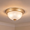 BRILAGI - Candeeiro de teto FRESCO, 2xE27/40W/230V, diâmetro 28 cm, dourado