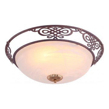 Brilagi - Candeeiro de teto FRESCO 3xE27/40W/230V Ø 48 cm castanho
