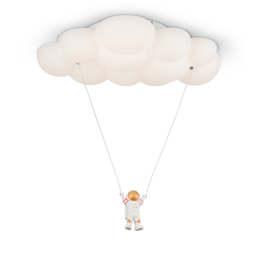 Brilagi - Candeeiro de teto infantil ASTRO LED/77W/230V branco