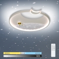 BRILAGI - Candeeiro de teto infantil LED dimerizável ASTRO LED/20W/230V Ø 50 cm 3000-6000K astronauta + controlo remoto