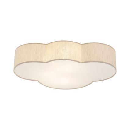 Brilagi - Candeeiro de teto infantil NIMBUS 4xE27/15W/230V 46x63 cm bege
