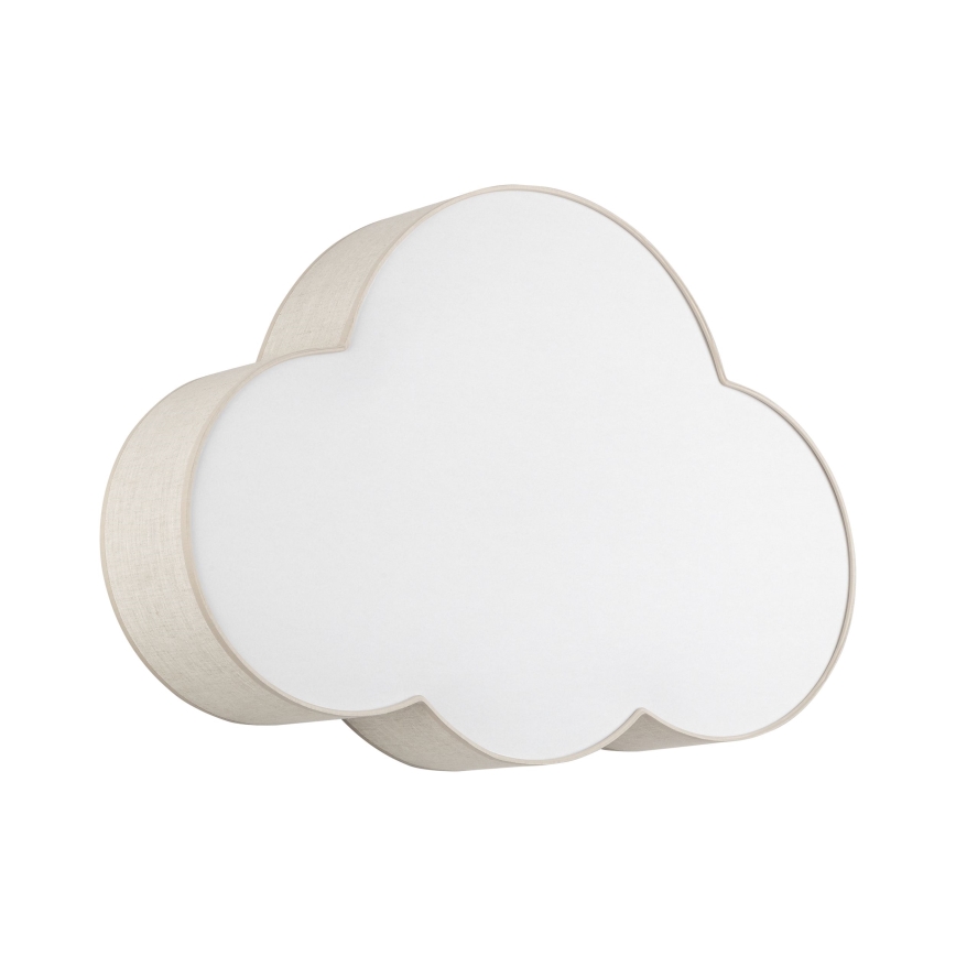 Brilagi - Candeeiro de teto infantil NIMBUS 4xE27/15W/230V 46x63 cm bege