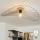 Brilagi - Candeeiro de teto LED aplicado CERIA WIRE 1xE27/40W/230V 60x80 cm bronze/carvalho