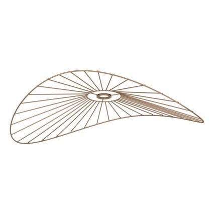 Brilagi - Candeeiro de teto LED aplicado CERIA WIRE 1xE27/40W/230V 60x80 cm bronze/carvalho