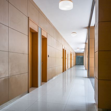 Brilagi - Luminária de Teto LED BELLADONNA 2xE27/15W/230V diâmetro 40 cm branco/carvalho