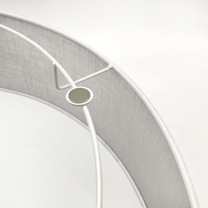 BRILAGI - Candeeiro de teto LED BELLADONNA 3xE27/15W/230V Ø 50 cm branco/carvalho nogueira
