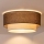Brilagi - Candeeiro de Teto LED BOHO ECO 1xE27/10W/230V Ø 40 cm castanho/creme
