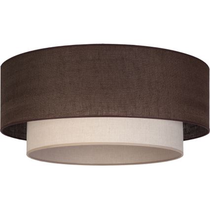 Brilagi - Candeeiro de Teto LED BOHO ECO 1xE27/10W/230V Ø 40 cm castanho/creme