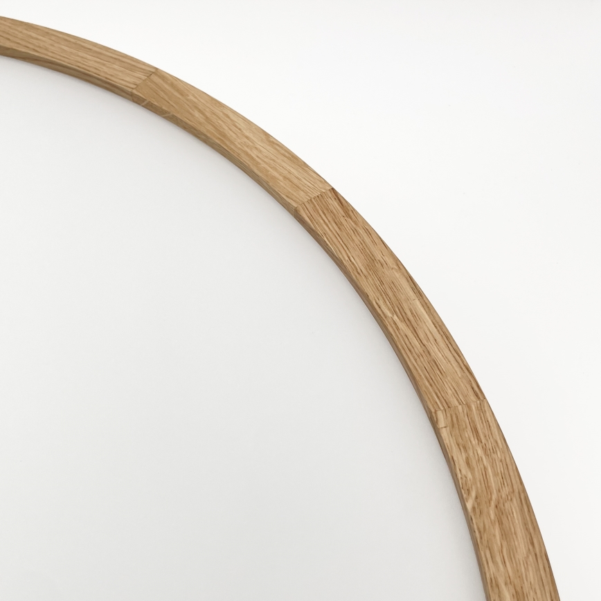 Brilagi - Candeeiro de teto LED CARVALHO 4xE27/60W/230V, acabamento em carvalho, diâmetro 57,5 cm