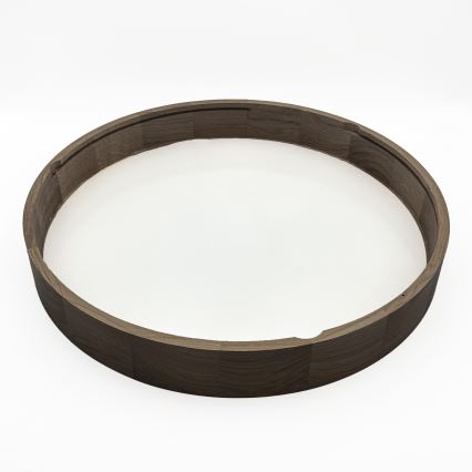 Brilagi - Candeeiro de teto LED CARVALHO 4xE27/60W/230V, carvalho nogueira, Ø 57,5 cm