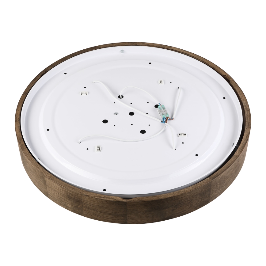 Brilagi - Candeeiro de teto LED CARVALHO 4xE27/60W/230V, carvalho nogueira, Ø 57,5 cm