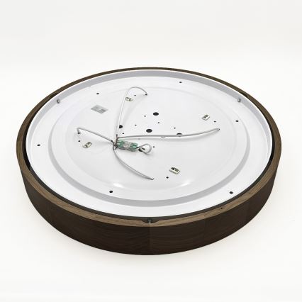 Brilagi - Candeeiro de teto LED CARVALHO 4xE27/60W/230V, carvalho nogueira, Ø 57,5 cm