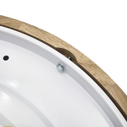 Brilagi - Candeeiro de teto LED CARVALHO LED/36W/230V, cor carvalho, Ø 37,5 cm