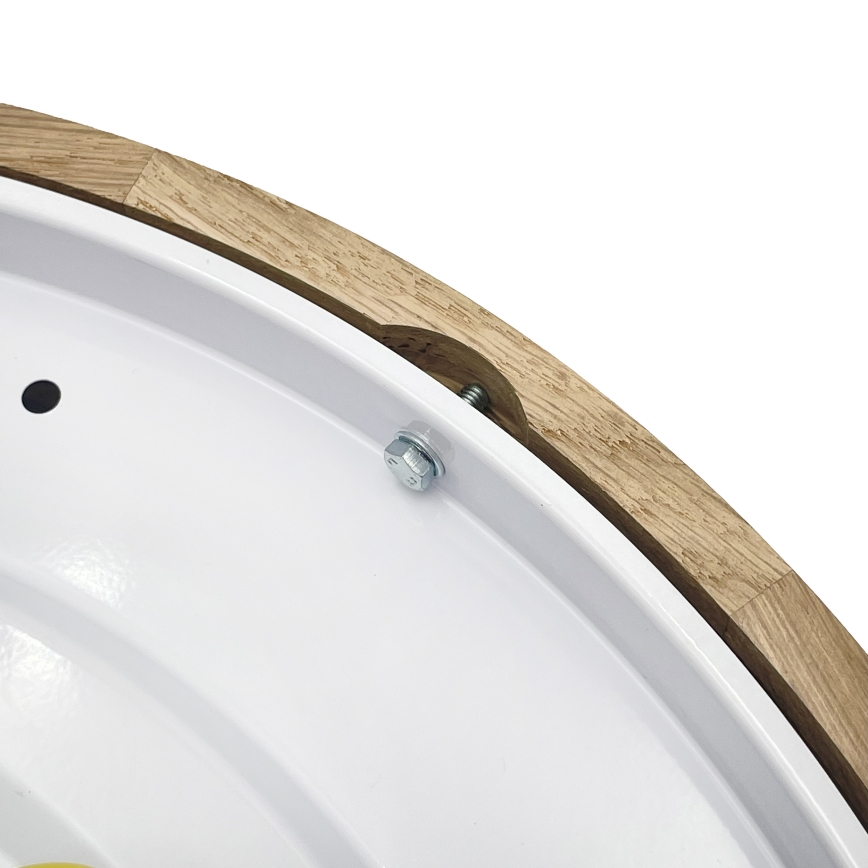 Brilagi - Candeeiro de teto LED CARVALHO LED/36W/230V, cor carvalho, Ø 37,5 cm