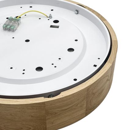 Brilagi - Candeeiro de teto LED CARVALHO LED/36W/230V, cor carvalho, Ø 37,5 cm