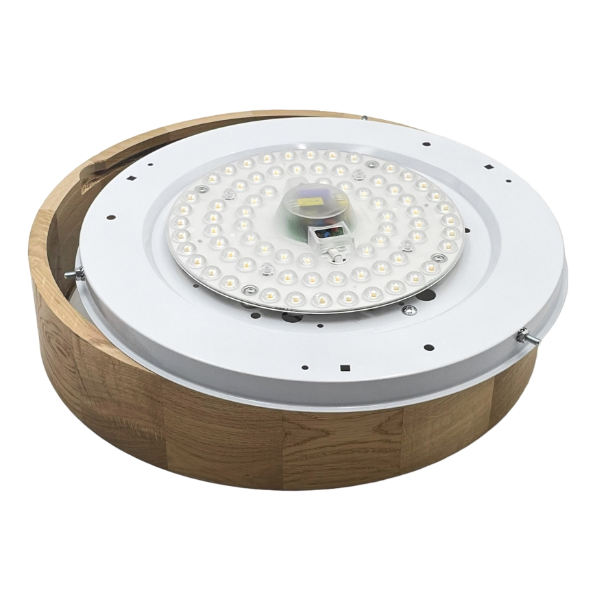 Brilagi - Candeeiro de teto LED CARVALHO LED/36W/230V, cor carvalho, Ø 37,5 cm