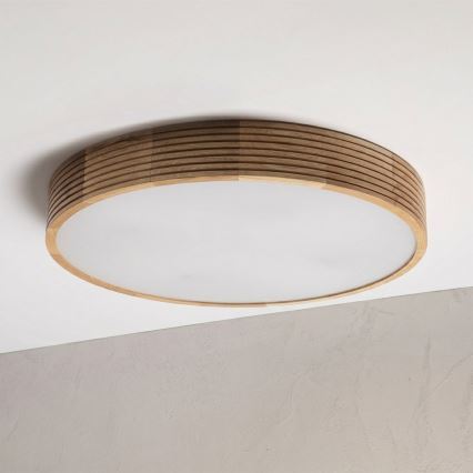 Brilagi - Candeeiro de teto LED CARVALHO MODERN, 4xE27/60W/230V, carvalho, Ø 57,5 cm