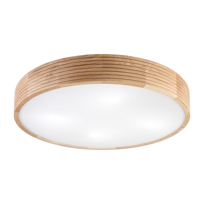 Brilagi - Candeeiro de teto LED CARVALHO MODERN, 4xE27/60W/230V, carvalho, Ø 57,5 cm