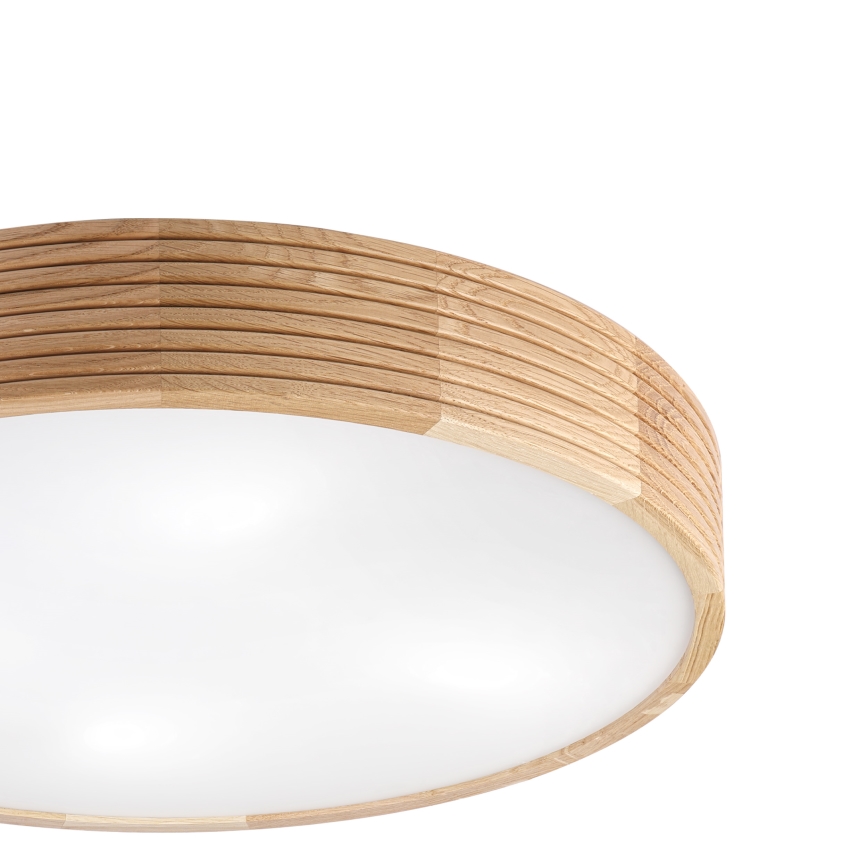 Brilagi - Candeeiro de teto LED CARVALHO MODERN, 4xE27/60W/230V, carvalho, Ø 57,5 cm