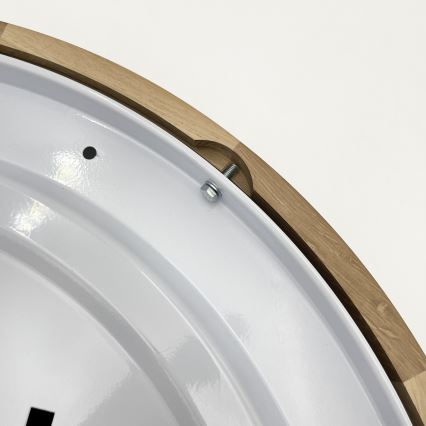 Brilagi - Candeeiro de teto LED CARVALHO MODERN, 4xE27/60W/230V, carvalho, Ø 57,5 cm