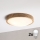 Brilagi - Candeeiro de teto LED CARVALHO MODERN SLIM 2xE27/60W/230V Ø 37,5 cm, acabamento em carvalho