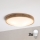 Brilagi - Candeeiro de teto LED CARVALHO MODERN SLIM 3xE27/60W/230V, diâmetro 47,5 cm, acabamento carvalho