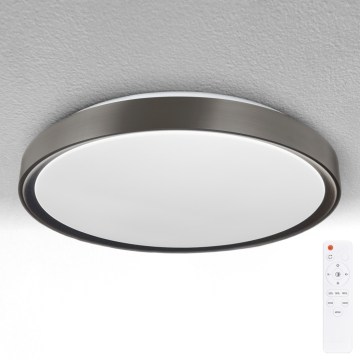Brilagi - Candeeiro de teto LED dimável FANCIA LED/48W/230V 3000-6500K diâmetro 39 cm antracite + controlo remoto