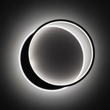 Brilagi - Luminária de Teto LED Dimerizável FLARE LED/48W/230V 3000-6000K 39,5x45 cm branco/preto + controlo remoto
