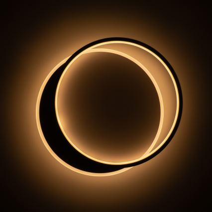 Brilagi - Luminária de Teto LED Dimerizável FLARE LED/48W/230V 3000-6000K 39,5x45 cm branco/preto + controlo remoto