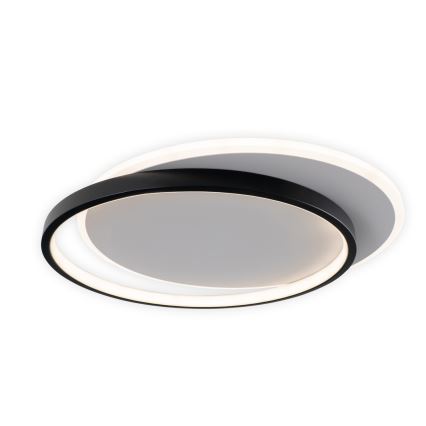 Brilagi - Luminária de Teto LED Dimerizável FLARE LED/48W/230V 3000-6000K 39,5x45 cm branco/preto + controlo remoto