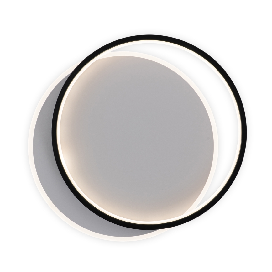 Brilagi - Luminária de Teto LED Dimerizável FLARE LED/48W/230V 3000-6000K 39,5x45 cm branco/preto + controlo remoto