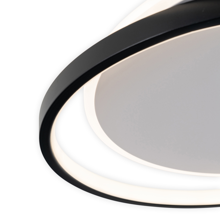 Brilagi - Luminária de Teto LED Dimerizável FLARE LED/48W/230V 3000-6000K 39,5x45 cm branco/preto + controlo remoto