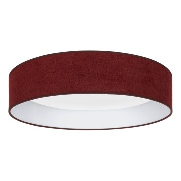 Brilagi - Candeeiro de teto LED dimável VELVET SMARTIX LED/36W/230V 3000-6000K Ø 55 cm vinho Wi-Fi Tuya Beacon + comando remoto