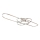 Brilagi - Candeeiro de teto LED dimerizável APOLLO LED/58W/230V 3000-6500K 43,2x101,2 cm cromado fosco + controlo remoto
