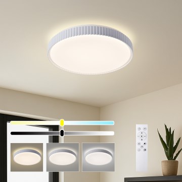 Brilagi - Candeeiro de teto LED dimerizável CORVO LED/72W/230V 3000-6000K branco Ø 50 cm + comando remoto