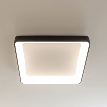 Brilagi - Luminária de teto LED dimerizável FALCON II LED/125W/230V 3000-6500K 60x60 cm preta + controlo remoto